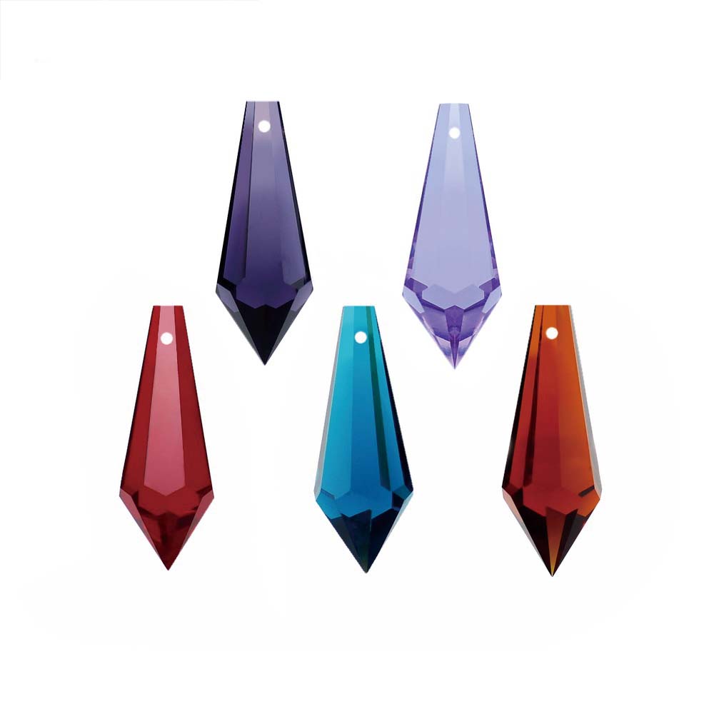 Pendant Lighting Christmas Decor - 38mm สีผสมคริสตัล Icicle Drop Chandelier แขวนอะไหล่