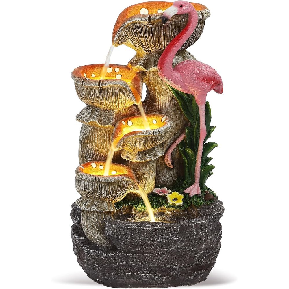 Lighting Decor For House - น้ำตกในสวน 5 ชั้น พร้อมไฟ LED 5