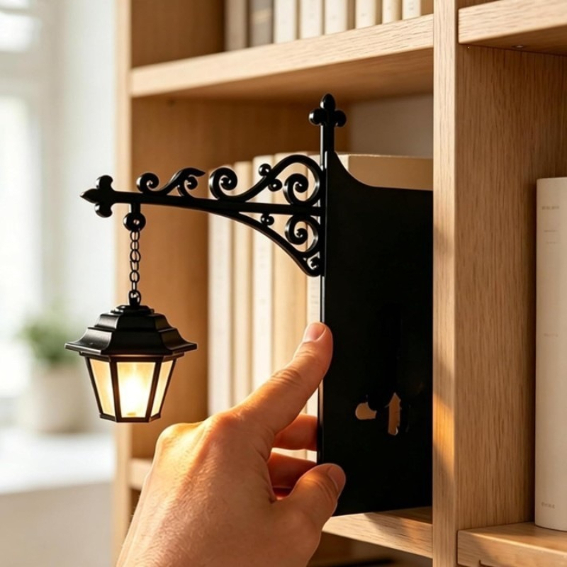Unique Lighting Decor - โคมไฟห้องสมุด-ไฟตกแต่งชั้นวางหนังสือ, ไฟอ่านหนังสือสำหรับมุมอ่านหนังสือ ห้องสมุดในบ้าน, ของขวัญสุดพิเศษ