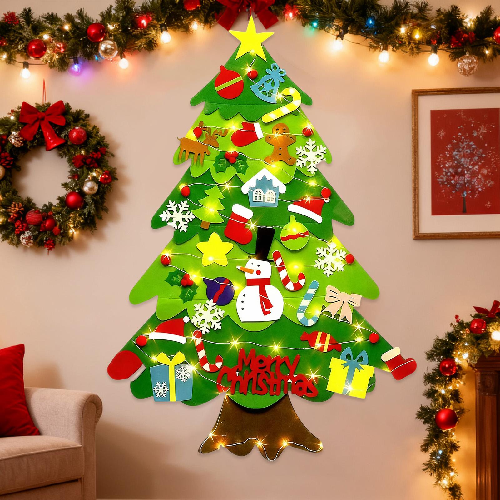ชุดตกแต่งต้นคริสต์มาสทำจากผ้าส - Pendant Lighting Christmas Decor บทวิจารณ์และราคา