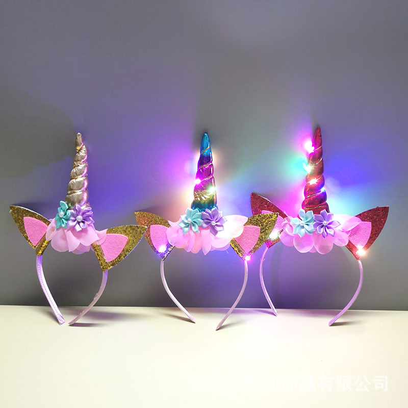 ที่คาดผมยูนิคอร์นน่ารักสำหรับเ - Unique Lighting Decor บทวิจารณ์และราคา