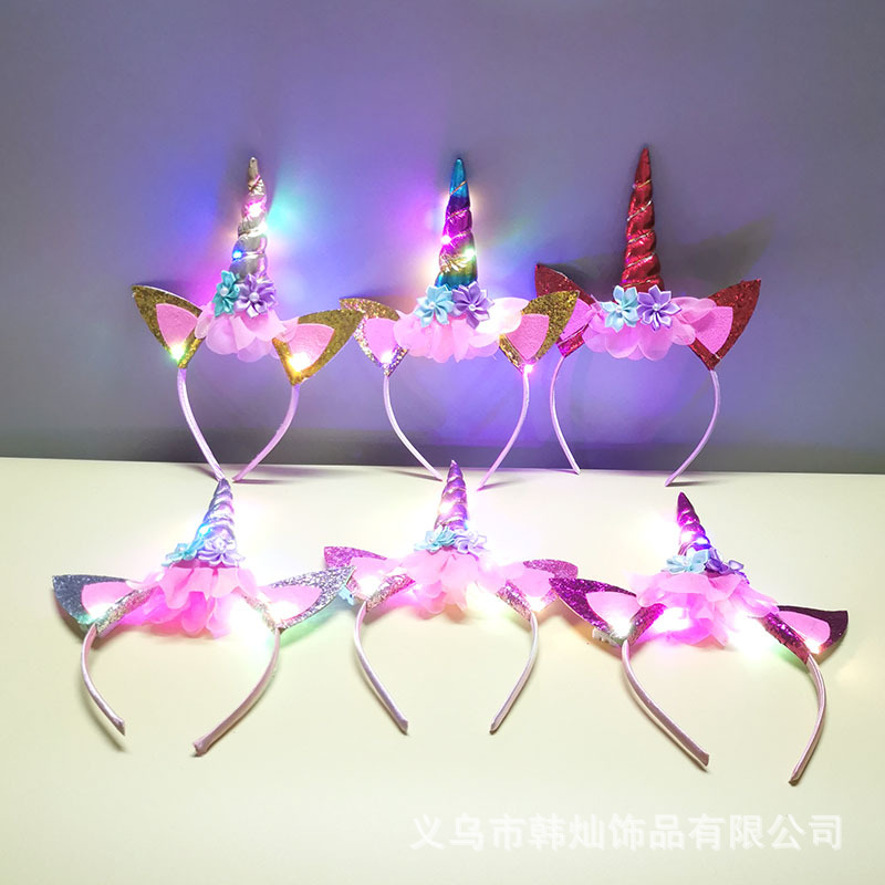 ที่คาดผมยูนิคอร์นน่ารักสำหรับเ - Unique Lighting Decor บทวิจารณ์และราคา