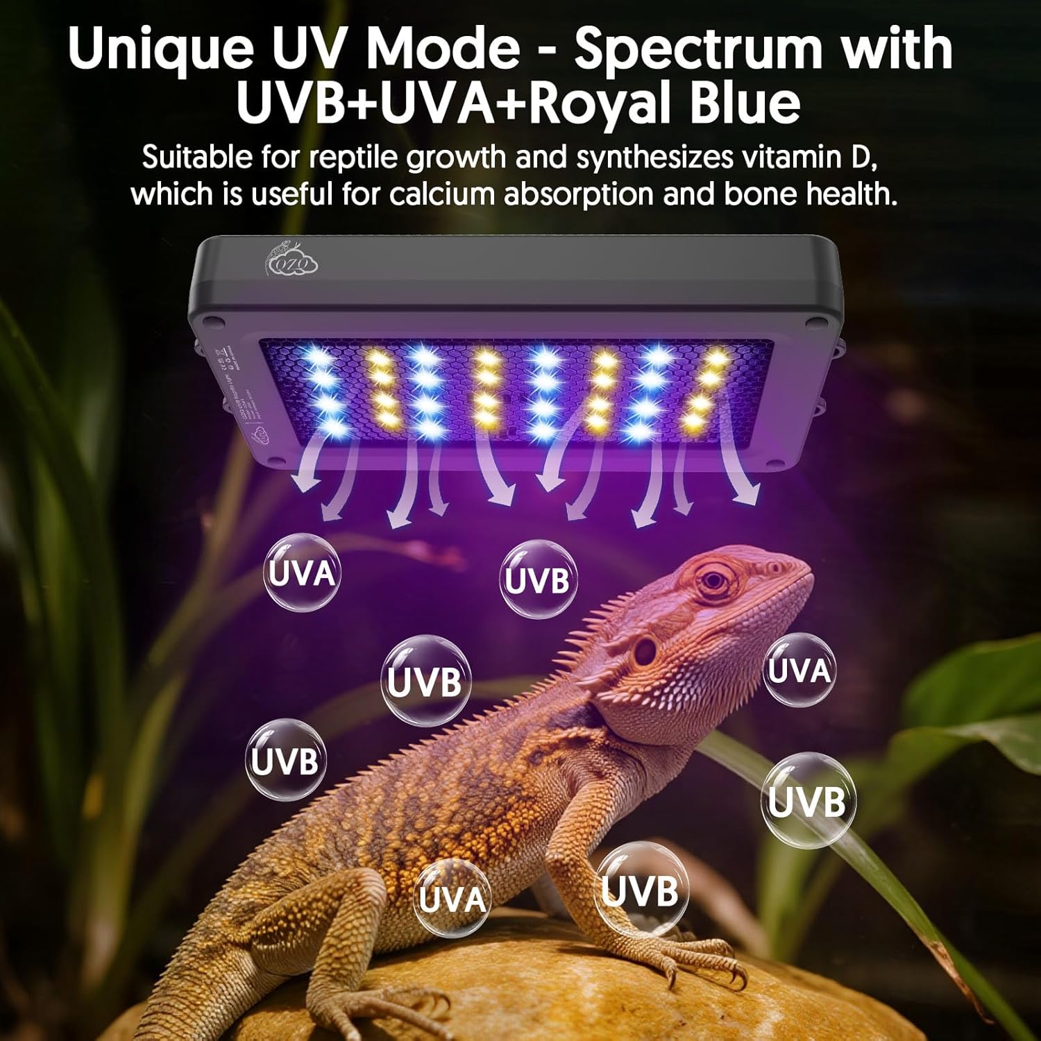 หลอดไฟ LED UVA UVB 24W สำหรับส - Gecko Lighting & Decor บทวิจารณ์และราคา