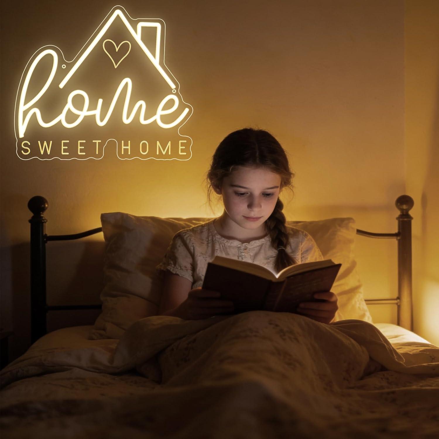 ป้ายไฟนีออน Sweet Home ไฟ LED  - Lighting Decor For House บทวิจารณ์และราคา
