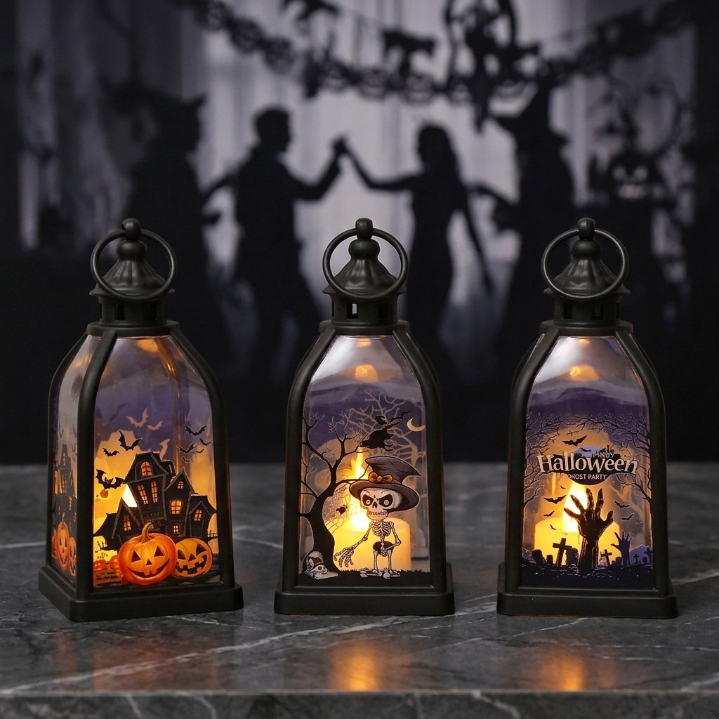 โคมไฟ LED แขวนธีมปราสาทผีฮาโลว - Lighting Decor For House บทวิจารณ์และราคา