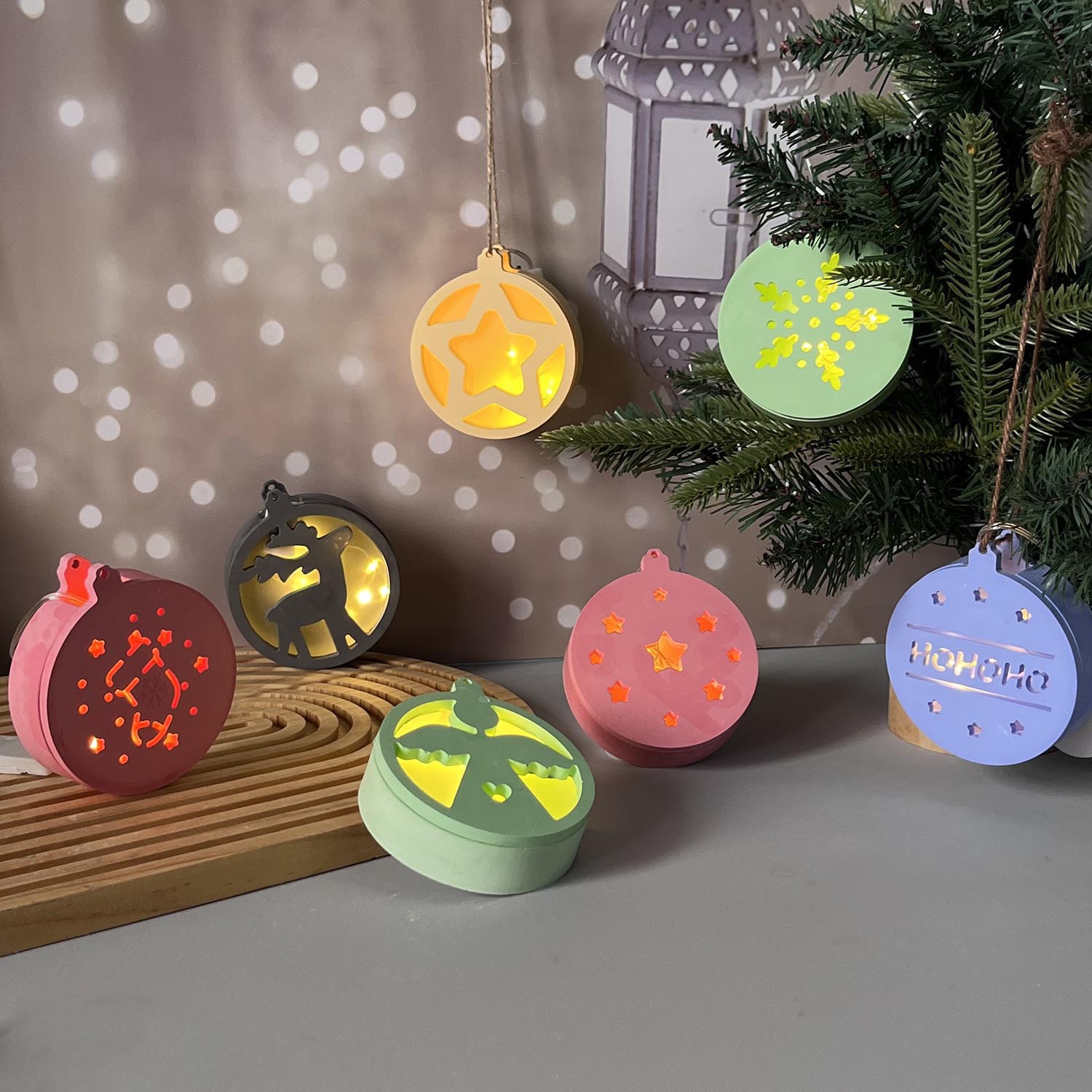 แม่พิมพ์ซิลิโคนสำหรับทำไฟกลางค - Pendant Lighting Christmas Decor บทวิจารณ์และราคา