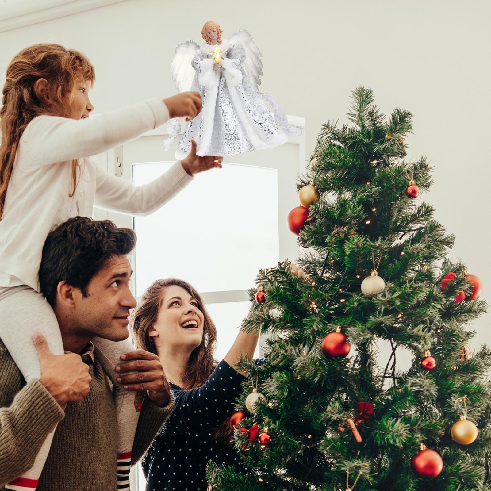 ตุ๊กตานางฟ้าประดับต้นคริสต์มาส - Pendant Lighting Christmas Decor บทวิจารณ์และราคา