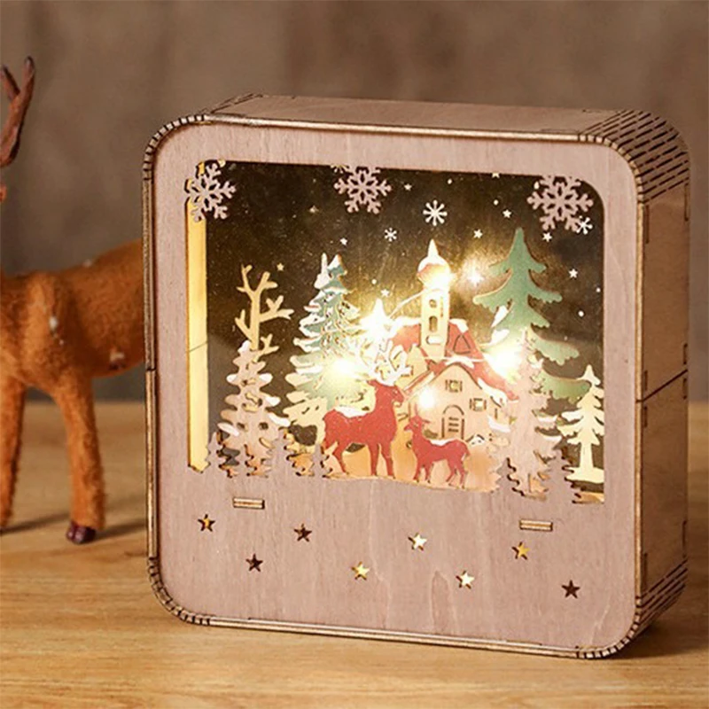 ไฟประดับ LED ธีมคริสต์มาส รูปต - Pendant Lighting Christmas Decor บทวิจารณ์และราคา