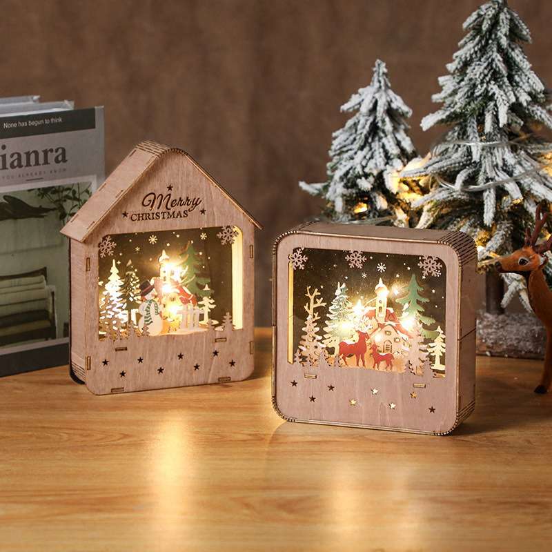 ไฟประดับ LED ธีมคริสต์มาส รูปต - Pendant Lighting Christmas Decor บทวิจารณ์และราคา