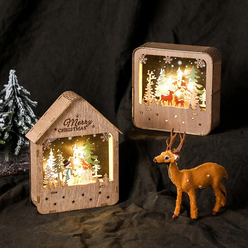 ไฟประดับ LED ธีมคริสต์มาส รูปต - Pendant Lighting Christmas Decor บทวิจารณ์และราคา