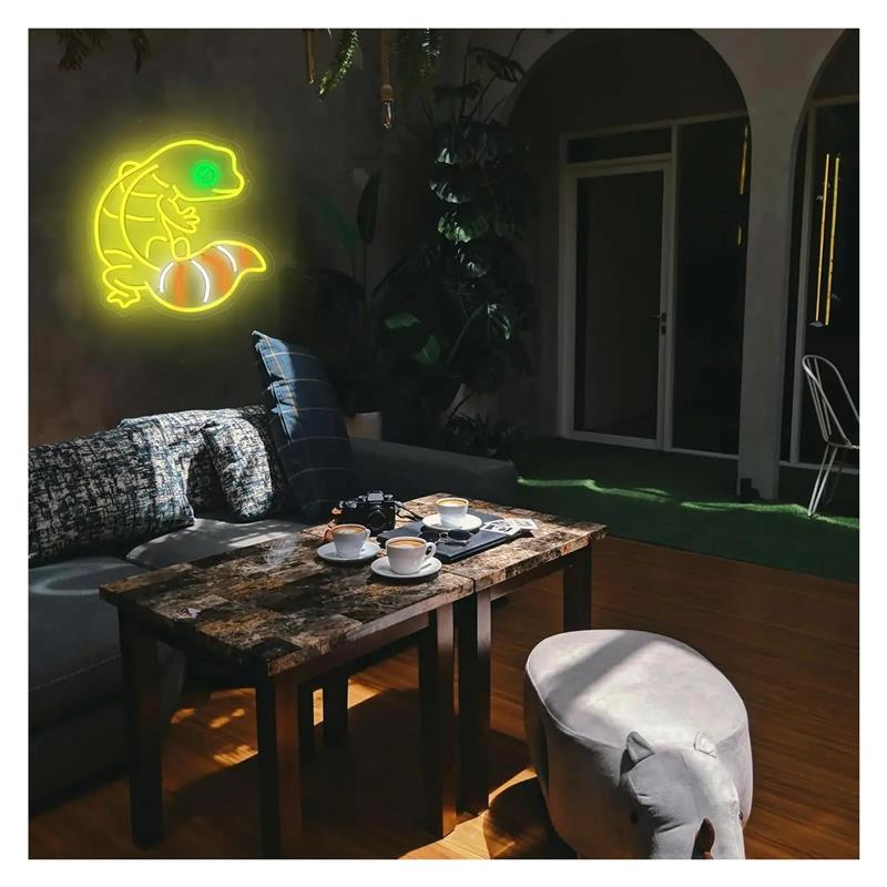 ป้ายไฟนีออนรูปกิ้งก่า ไฟอนิเมะ - Gecko Lighting & Decor บทวิจารณ์และราคา