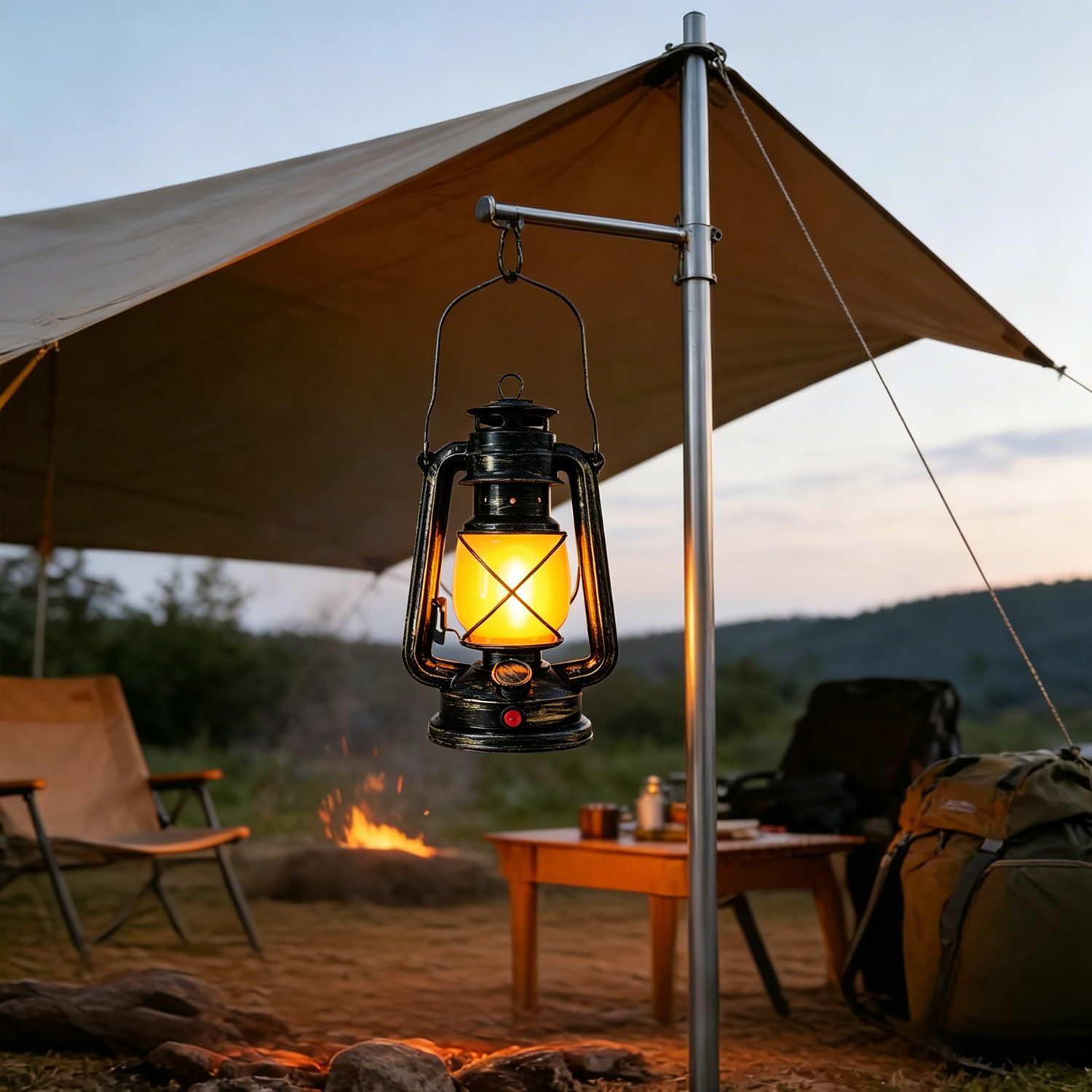โคมไฟ LED แบบพกพาสไตล์เรโทร รู - Decor Lighting Cy บทวิจารณ์และราคา