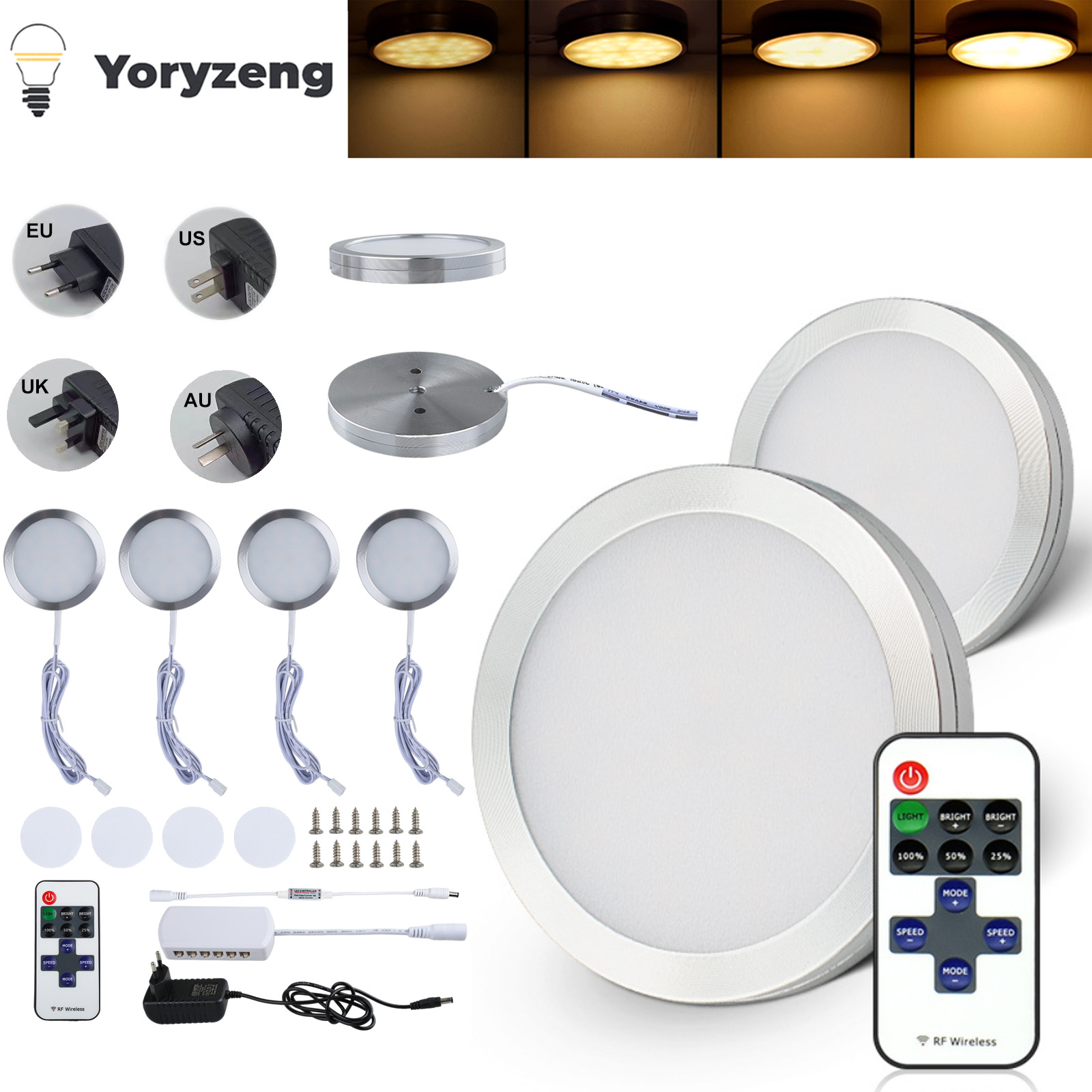 ภายใต้ตู้ LED ไฟกลางคืนจอแสดงผ - Kitchen Decor Lighting บทวิจารณ์และราคา