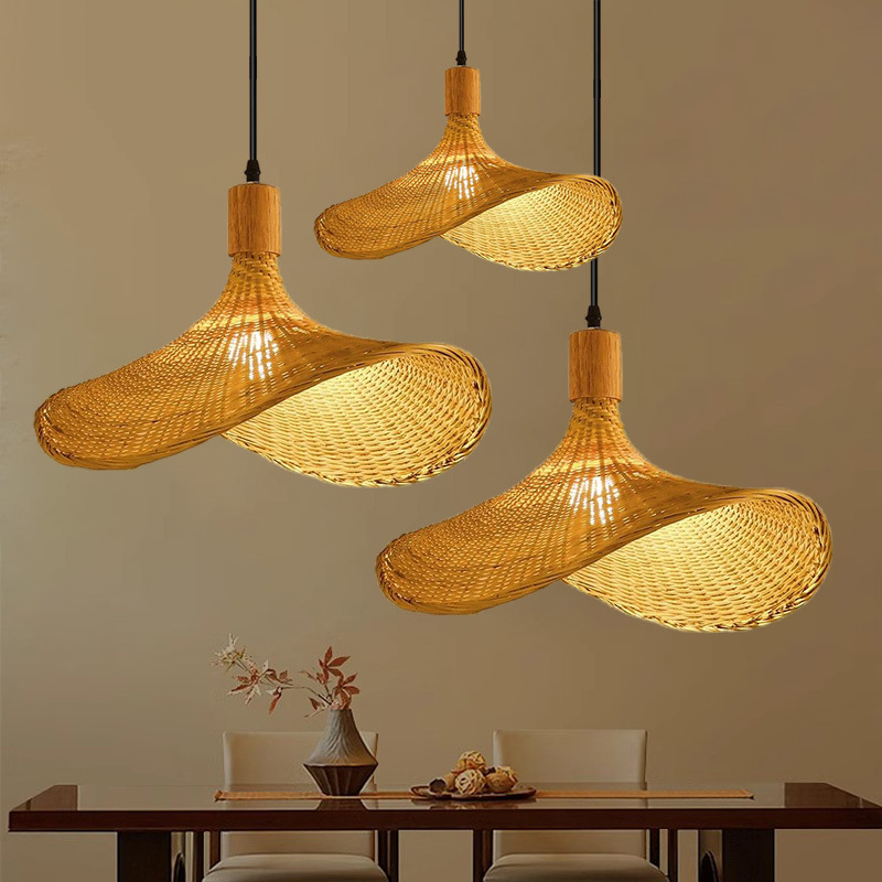 โคมไฟห้อยเพดานไม้ไผ่สไตล์เซนจี - Lighting Decor Rentals บทวิจารณ์และราคา