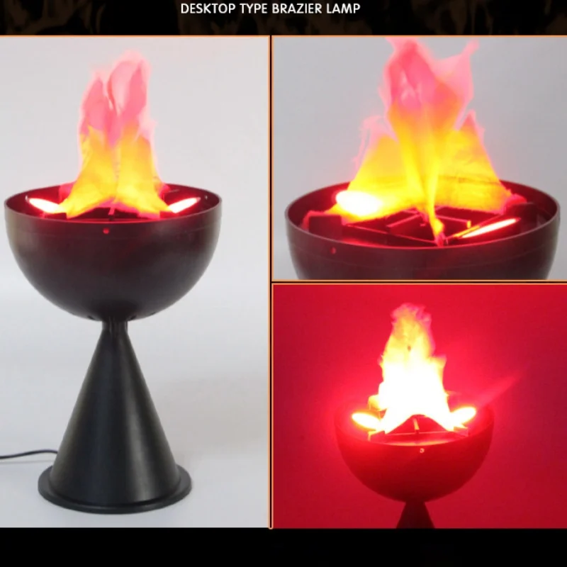 โคมไฟเปลวไฟ 3 มิติ จำลองเตาไฟ  - Lighting Decor For House บทวิจารณ์และราคา