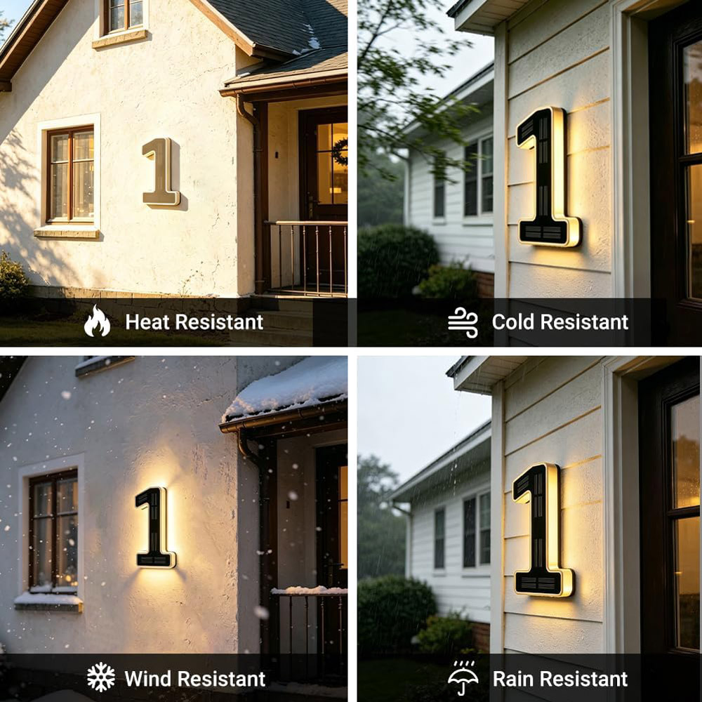 ไฟส่องเลขที่บ้านพลังงานแสงอาทิ - Lighting Decor For House บทวิจารณ์และราคา