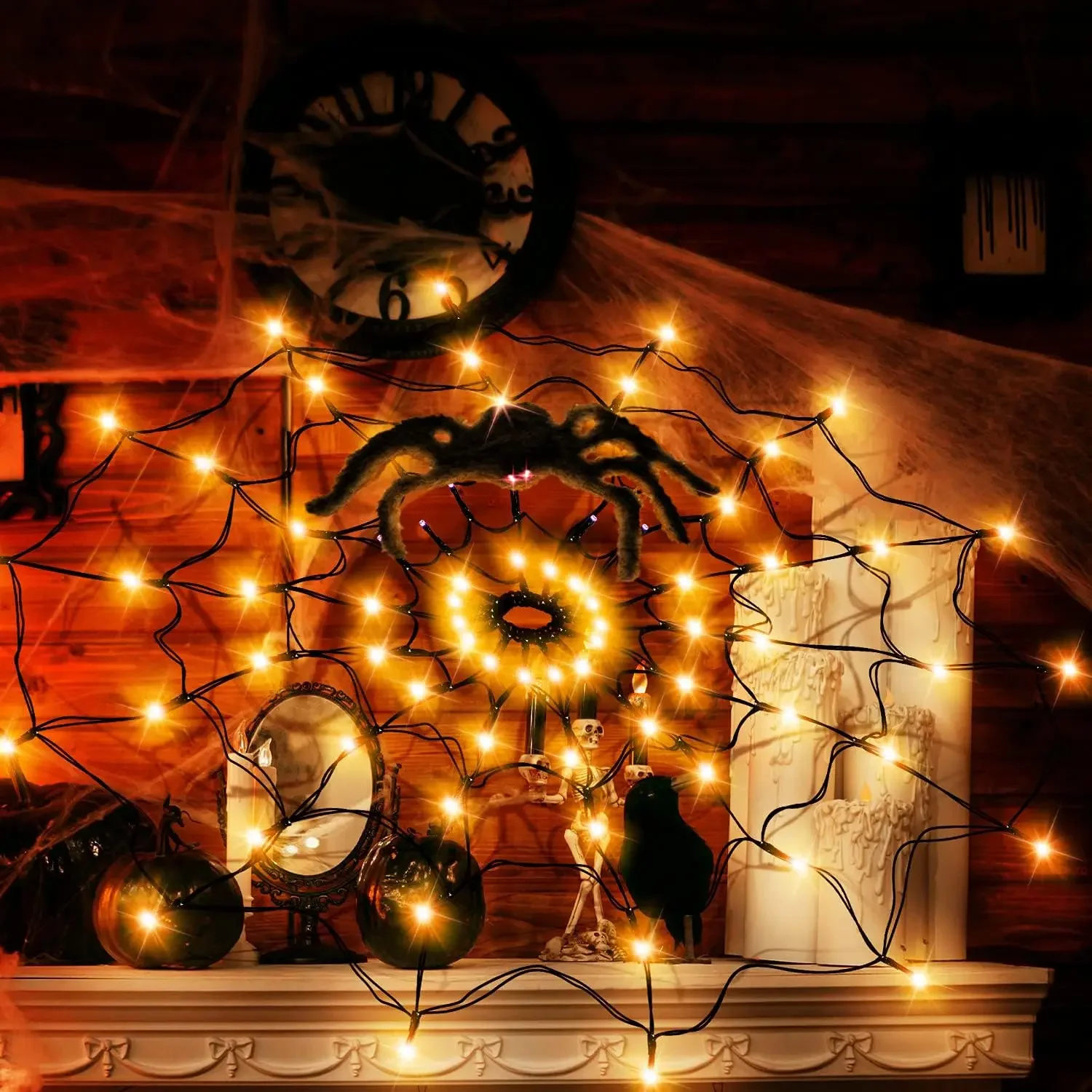 ไฟ LED สำหรับเทศกาลฮาโลวีน รูป - Lighting Decor For House บทวิจารณ์และราคา