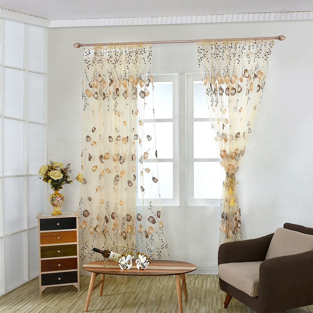 ผ้าม่านทูลิป วอยล์ ขนาด 100x20 - Kitchen Decor Lighting บทวิจารณ์และราคา