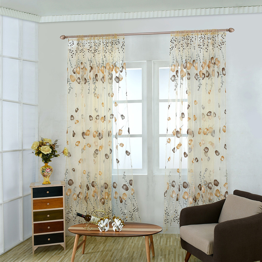 ผ้าม่านทูลิป วอยล์ ขนาด 100x20 - Kitchen Decor Lighting บทวิจารณ์และราคา