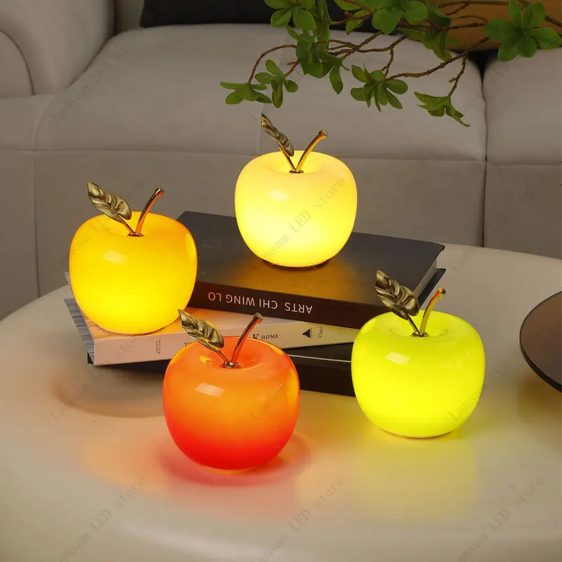 โคมไฟตั้งโต๊ะ LED รูปแอปเปิ้ล  - Decor Lighting Cy บทวิจารณ์และราคา