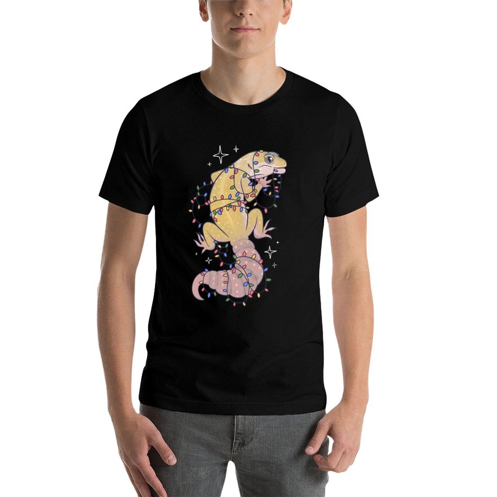 เสื้อยืดลายกิ้งก่าเสือดาวและไฟ - Gecko Lighting & Decor บทวิจารณ์และราคา