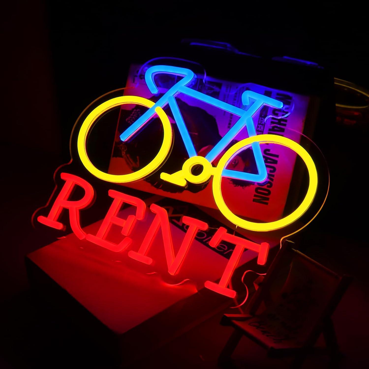 ป้ายไฟนีออนให้เช่าจักรยาน ไฟ L - Lighting Decor Rentals บทวิจารณ์และราคา