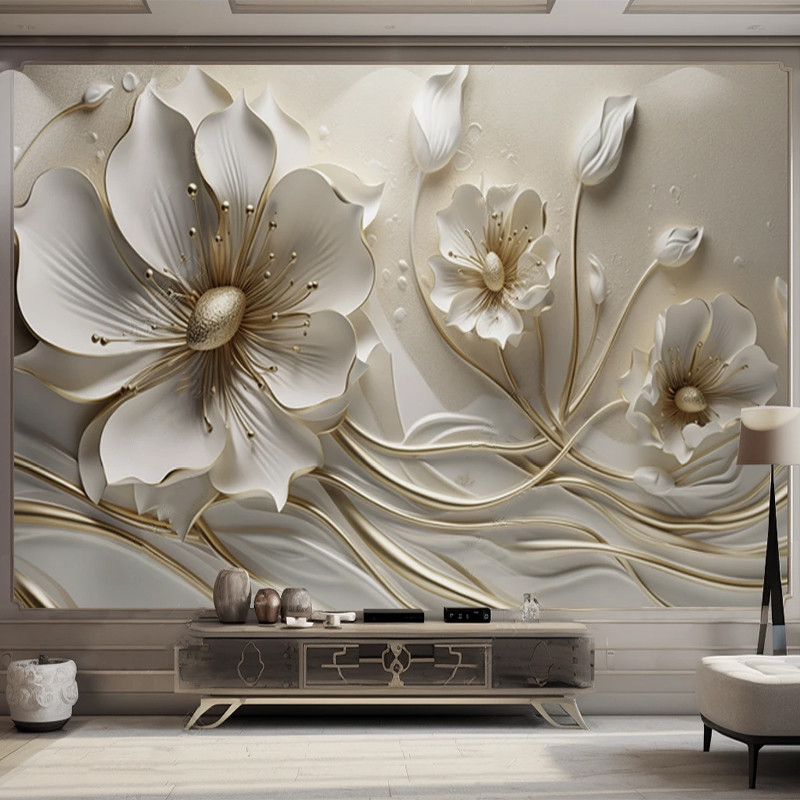 วอลเปเปอร์ติดผนังลายดอกไม้ 3 ม - Decor Lighting The Parade บทวิจารณ์และราคา