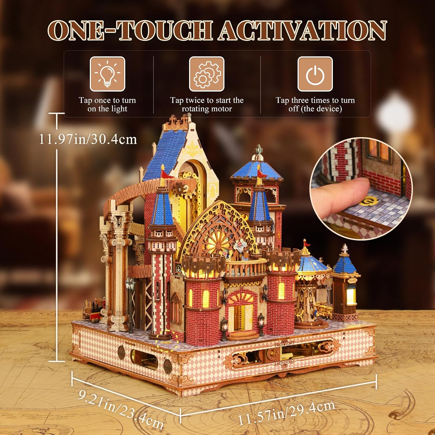 ชุดตัวต่อไม้ 3 มิติ DIY สำหรับ - Lighting Decor For House บทวิจารณ์และราคา