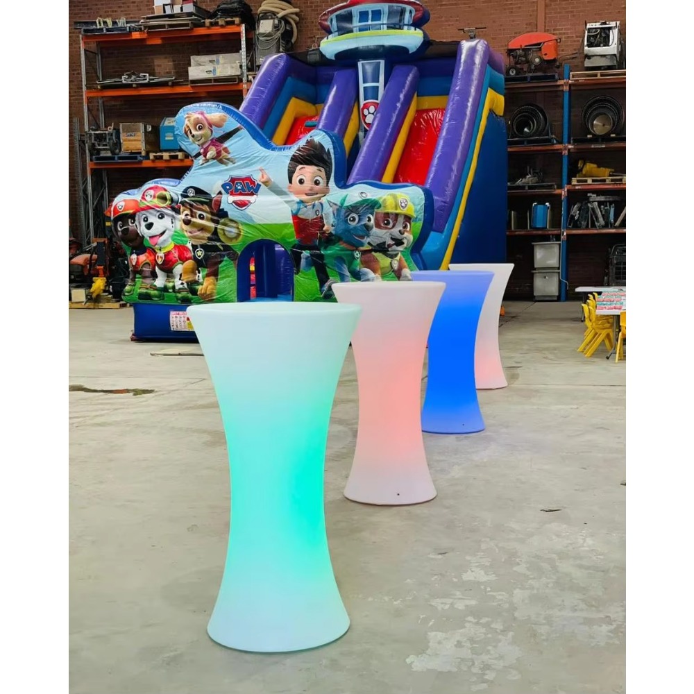 โต๊ะบาร์ LED แบบไร้สายสำหรับงา - Lighting Decor Rentals บทวิจารณ์และราคา