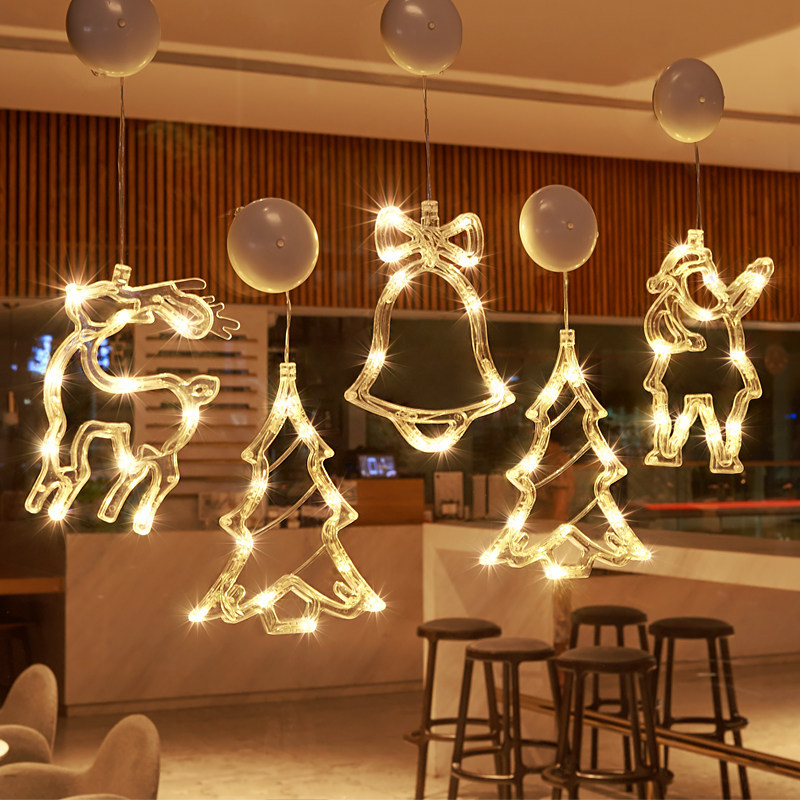 ไฟประดับตกแต่งหน้าต่างรูปซานตา - Pendant Lighting Christmas Decor บทวิจารณ์และราคา