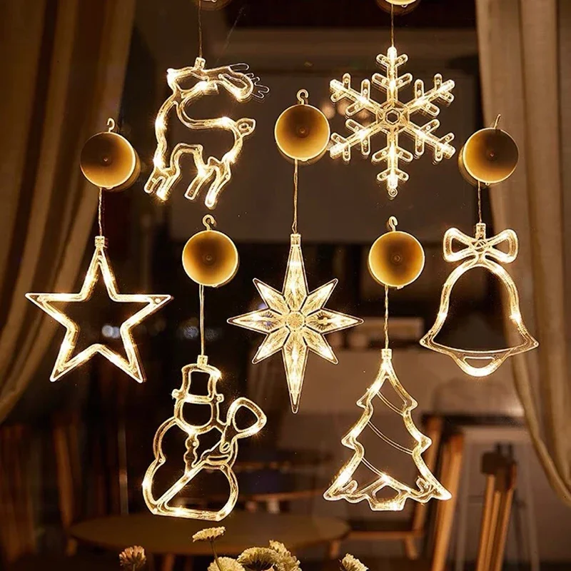 ไฟประดับตกแต่งหน้าต่างรูปซานตา - Pendant Lighting Christmas Decor บทวิจารณ์และราคา