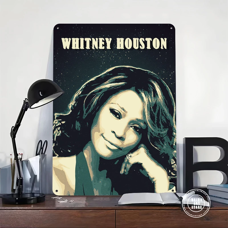 โปสเตอร์โลหะ 3 มิติ ลายวิทนีย์ - Lighting Decor Houston บทวิจารณ์และราคา
