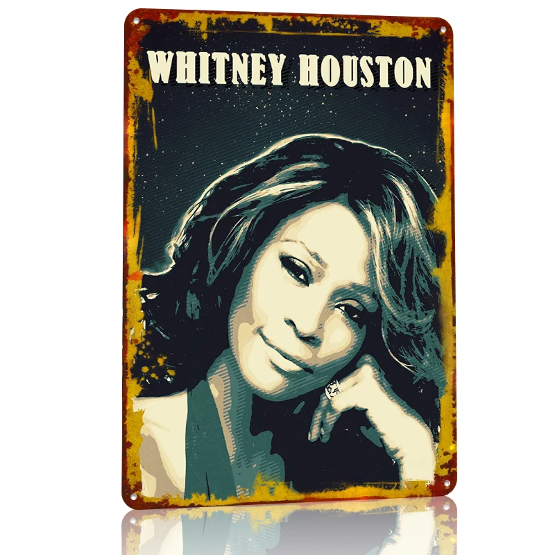 โปสเตอร์โลหะ 3 มิติ ลายวิทนีย์ - Lighting Decor Houston บทวิจารณ์และราคา